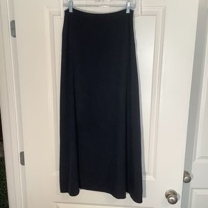 Lauren Ralph Lauren Ladies  Lined Maxi Skirt Navy Blue Size 8